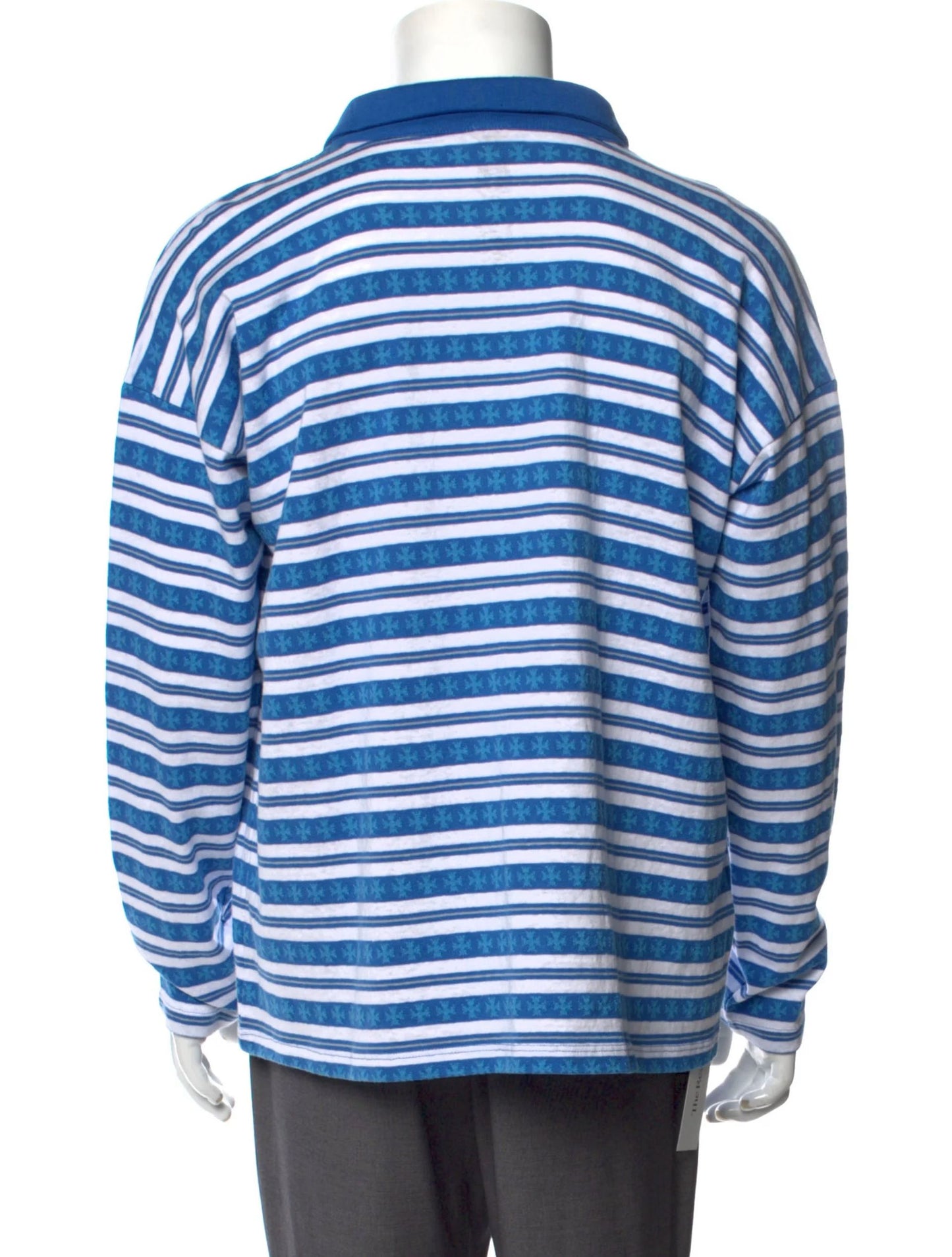 Chrome Hearts Blue Polo Shirt