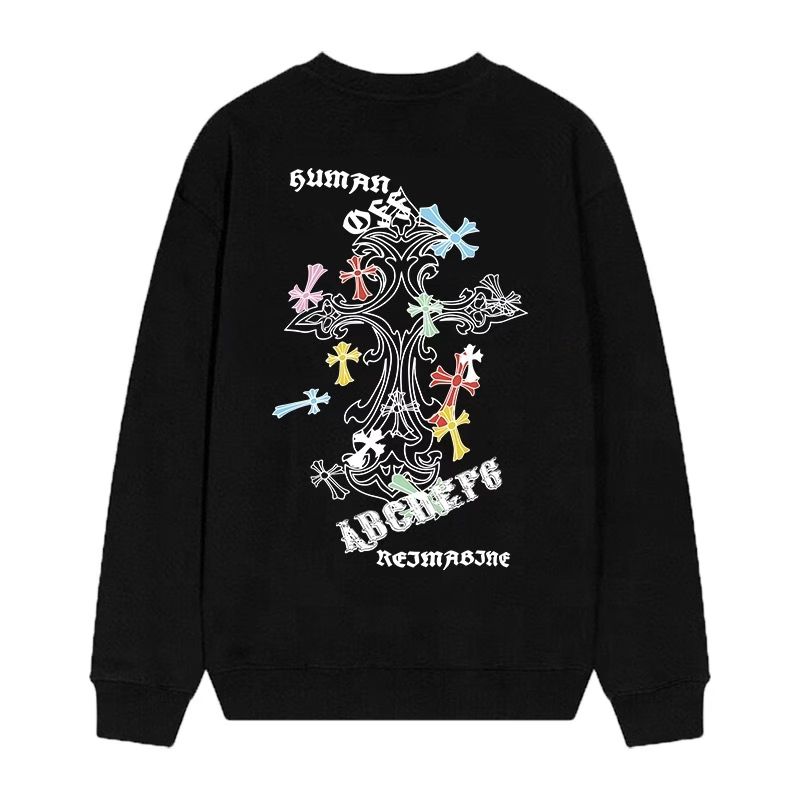 Chrome Hearts Heavenly Cross Ribbon Graffiti LS Black
