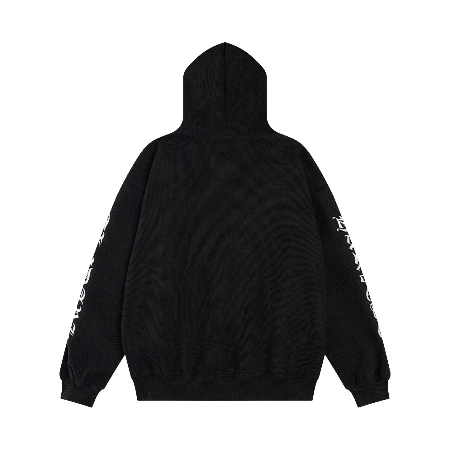 Chrome Hearts Black Seakoff Gothic Script Zip-Up Hoodie