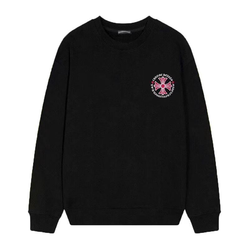 Chrome Hearts Pink Cross Circle Sweatshirt – Black