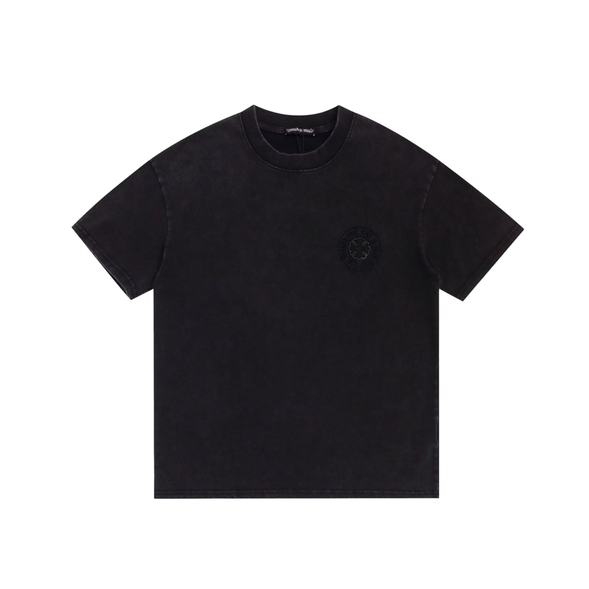 Chrome Hearts Black Wash Fuck You Horseshoe Tee