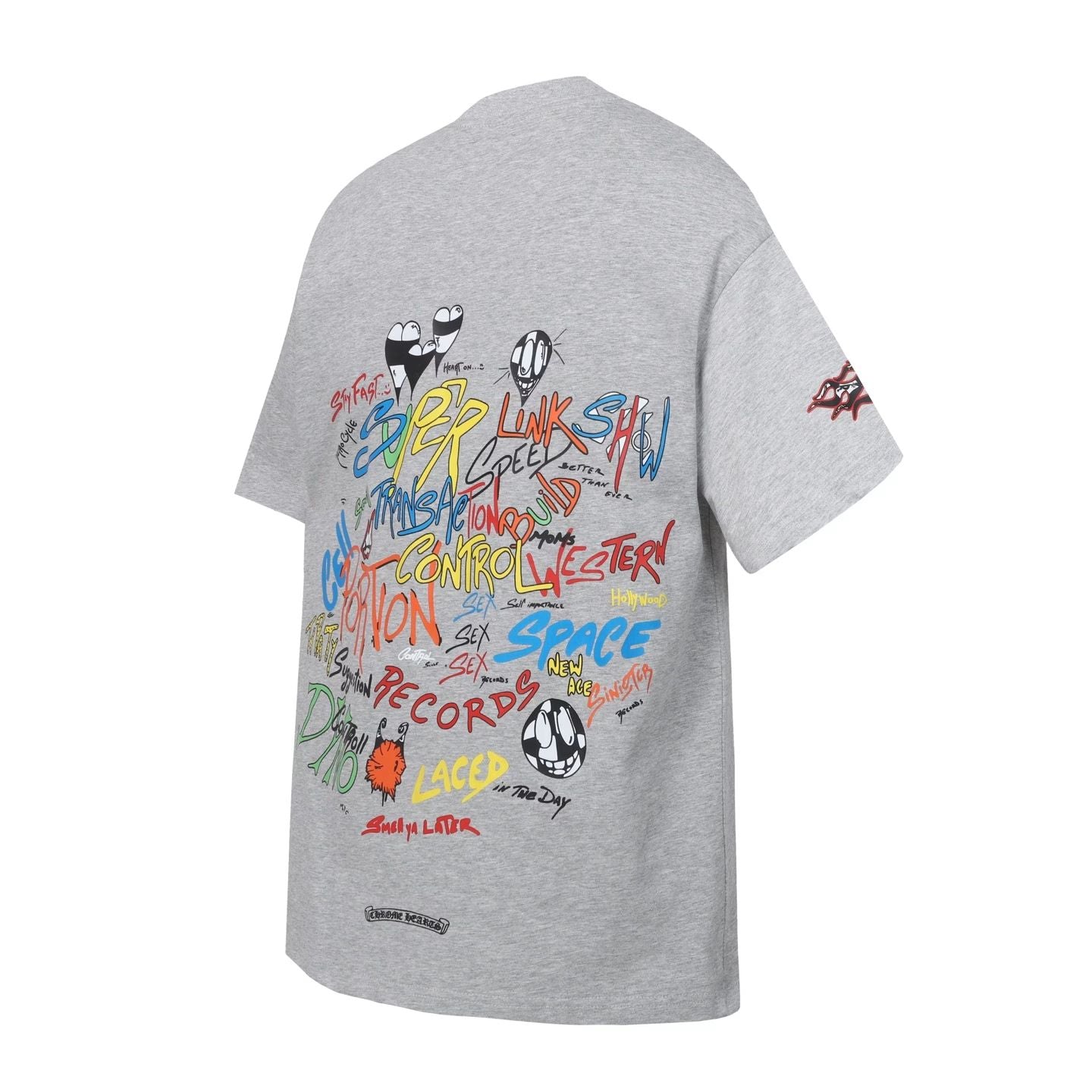 Chrome Hearts Graffiti Pocket T-Shirt Grey