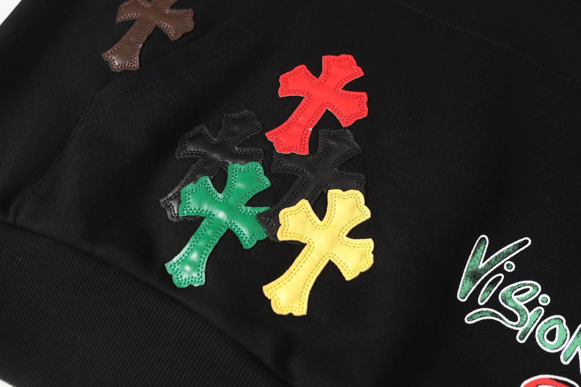 Chrome Hearts Multicolor Hoodie Black