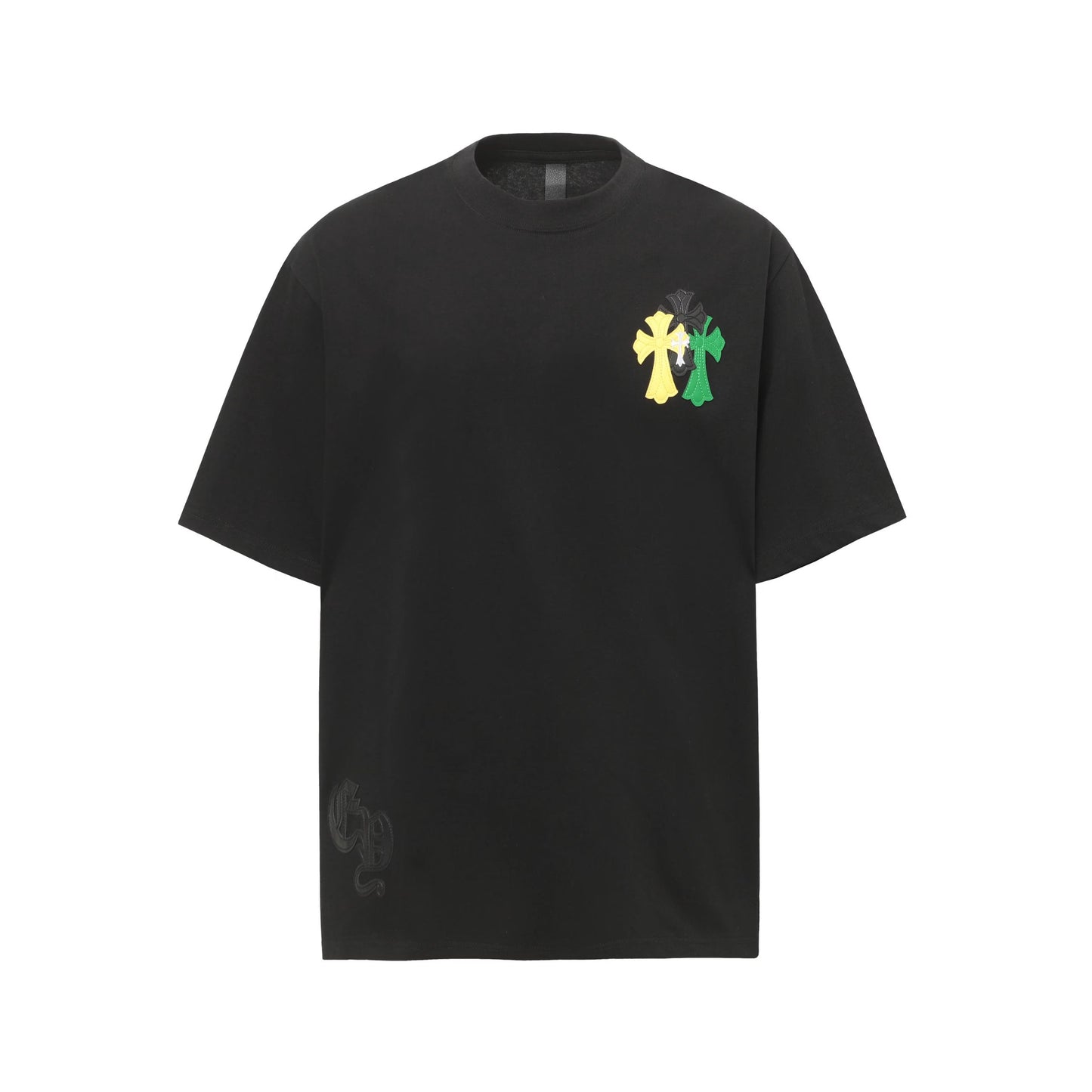 Chrome Hearts Triple Cross Patch Black Shirt
