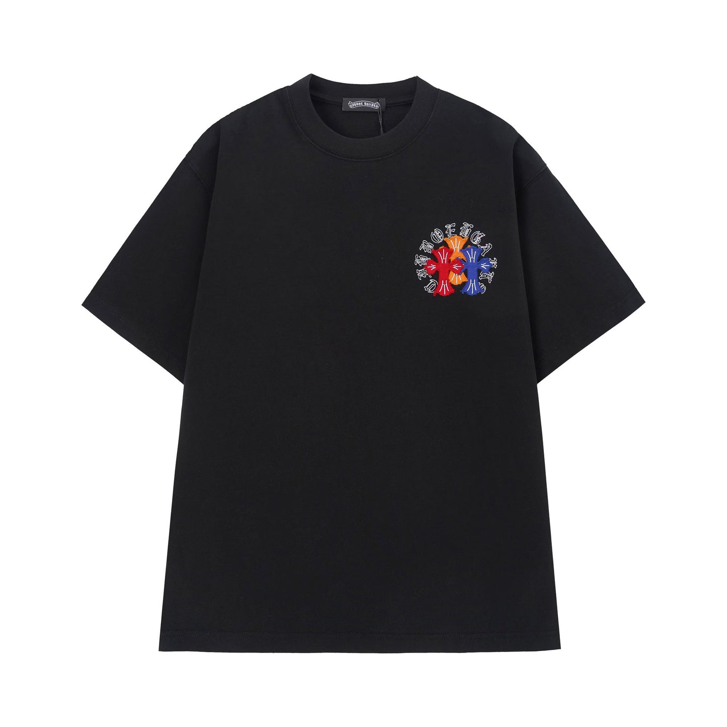 Chrome Hearts Black Triple Cross Logo T-Shirt