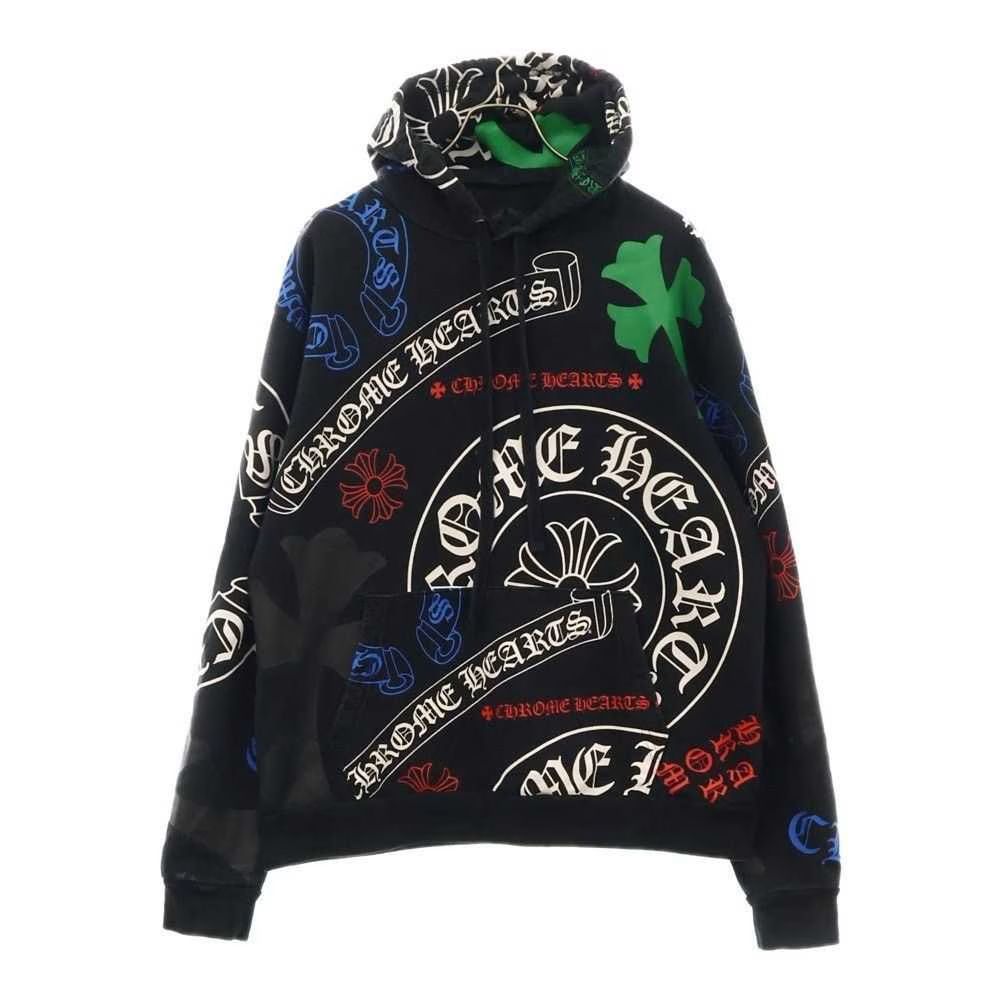 Chrome Hearts Heavyweight Black Graphic Hoodies