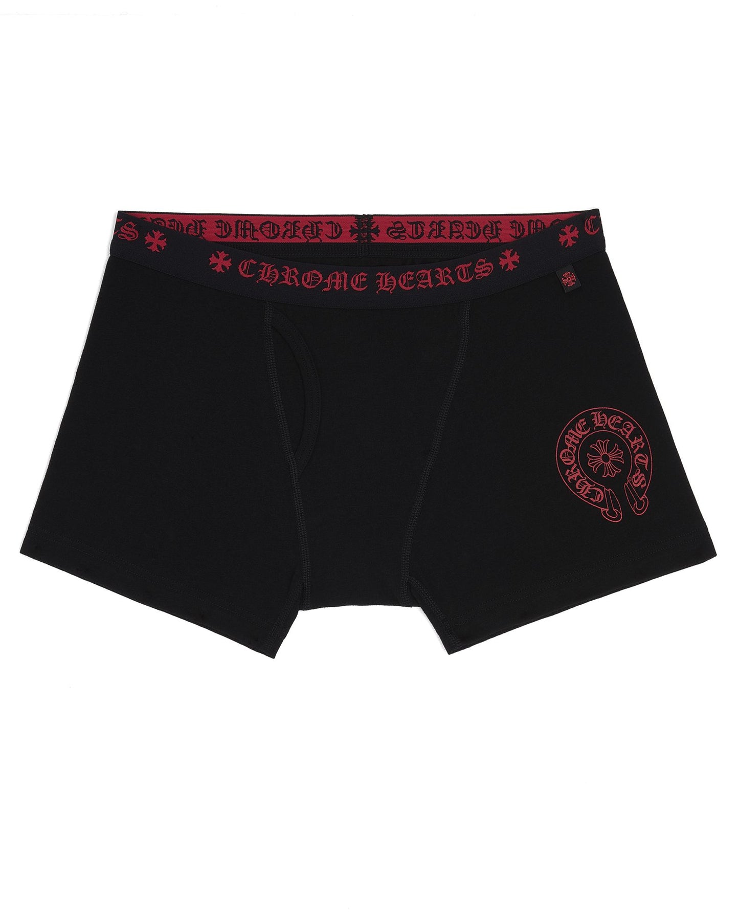 Chrome Hearts Black Cotton Boxer Brief