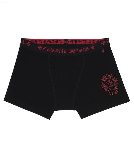 Chrome Hearts Black Cotton Boxer Brief