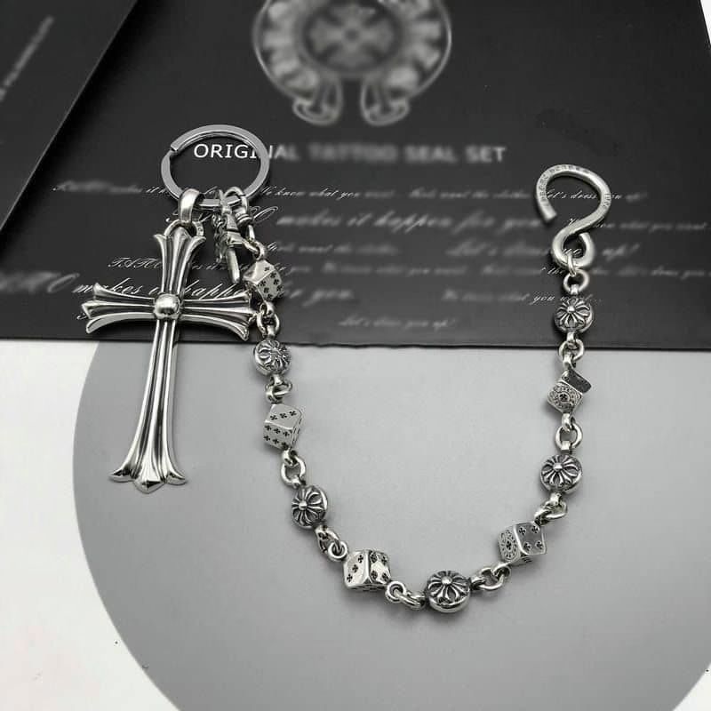 Chrome Hearts Cross Dice Wallet Chain