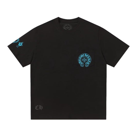 Chrome Hearts Floral Cross Pocket T-Shirt
