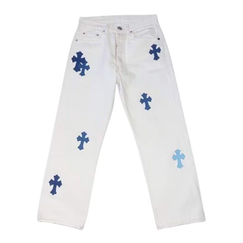 Chrome Hearts Cross Patch Jeans