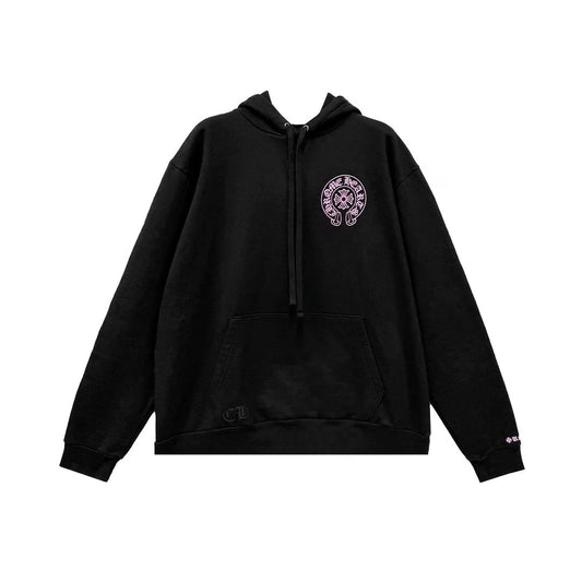 CH Pink and Black Horse Show Logo Hoodie