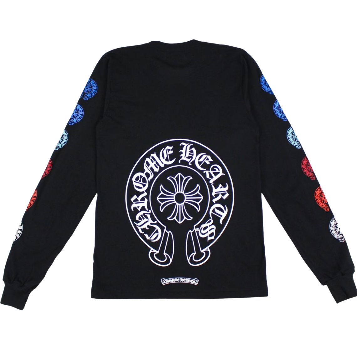 Chrome Hearts Multi Color Horseshoe Long Sleeve T-Shirt
