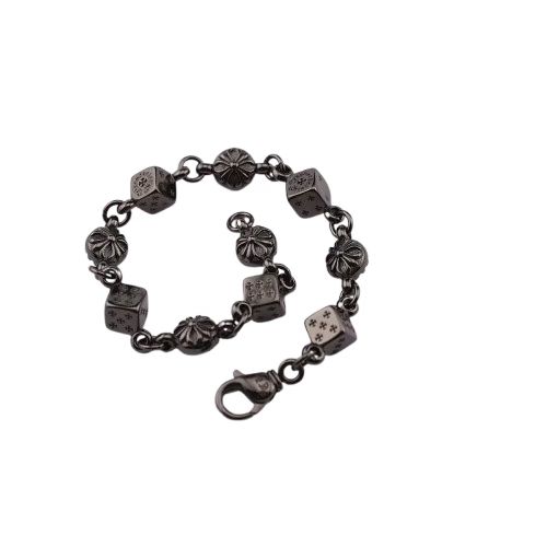 Chrome Hearts Dice & Floral Link Bracelet