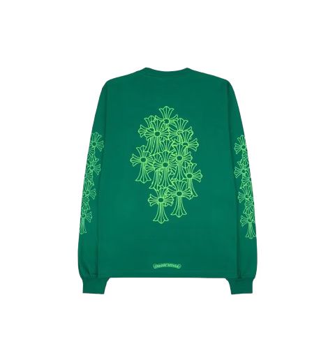 Chrome Hearts Cemetery Cross Long Sleeve T-Shirt