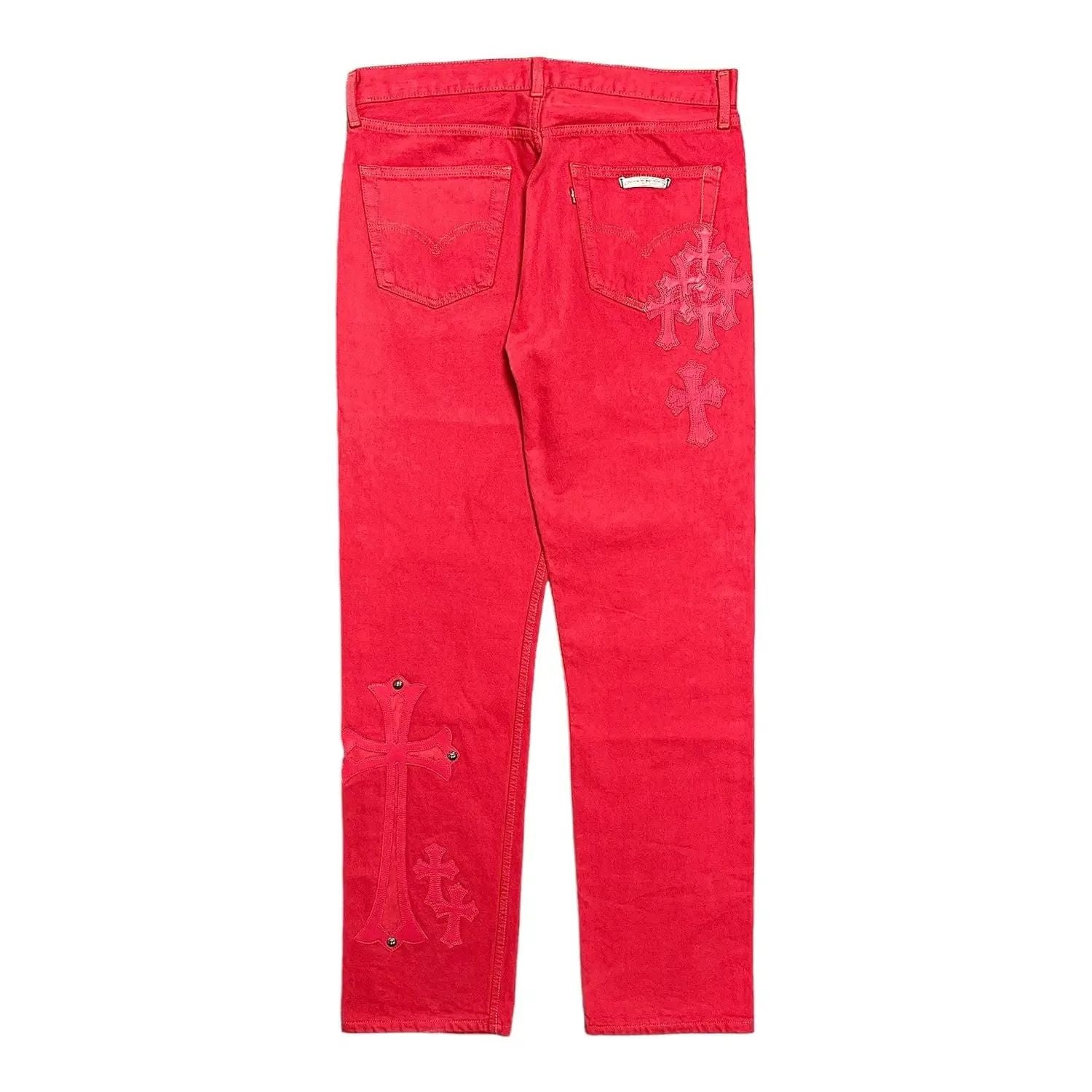 Chrome Hearts Levi’s Cross Patch Jeans