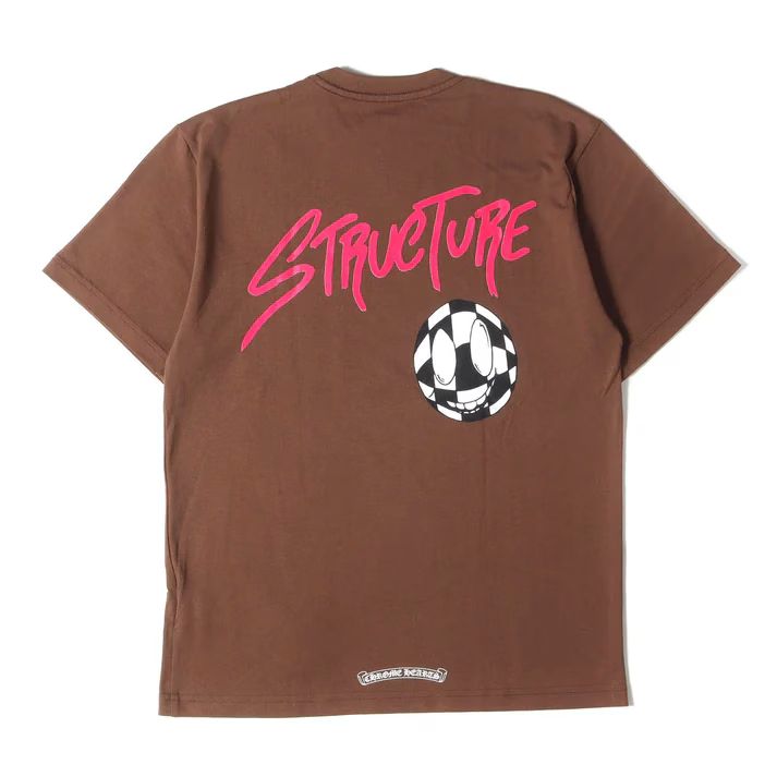 Brown Chrome Heart Shirt