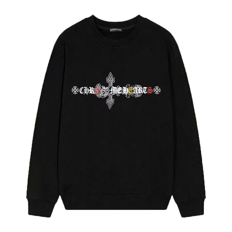 Chrome Hearts Heavenly Cross Ribbon Graffiti LS Black