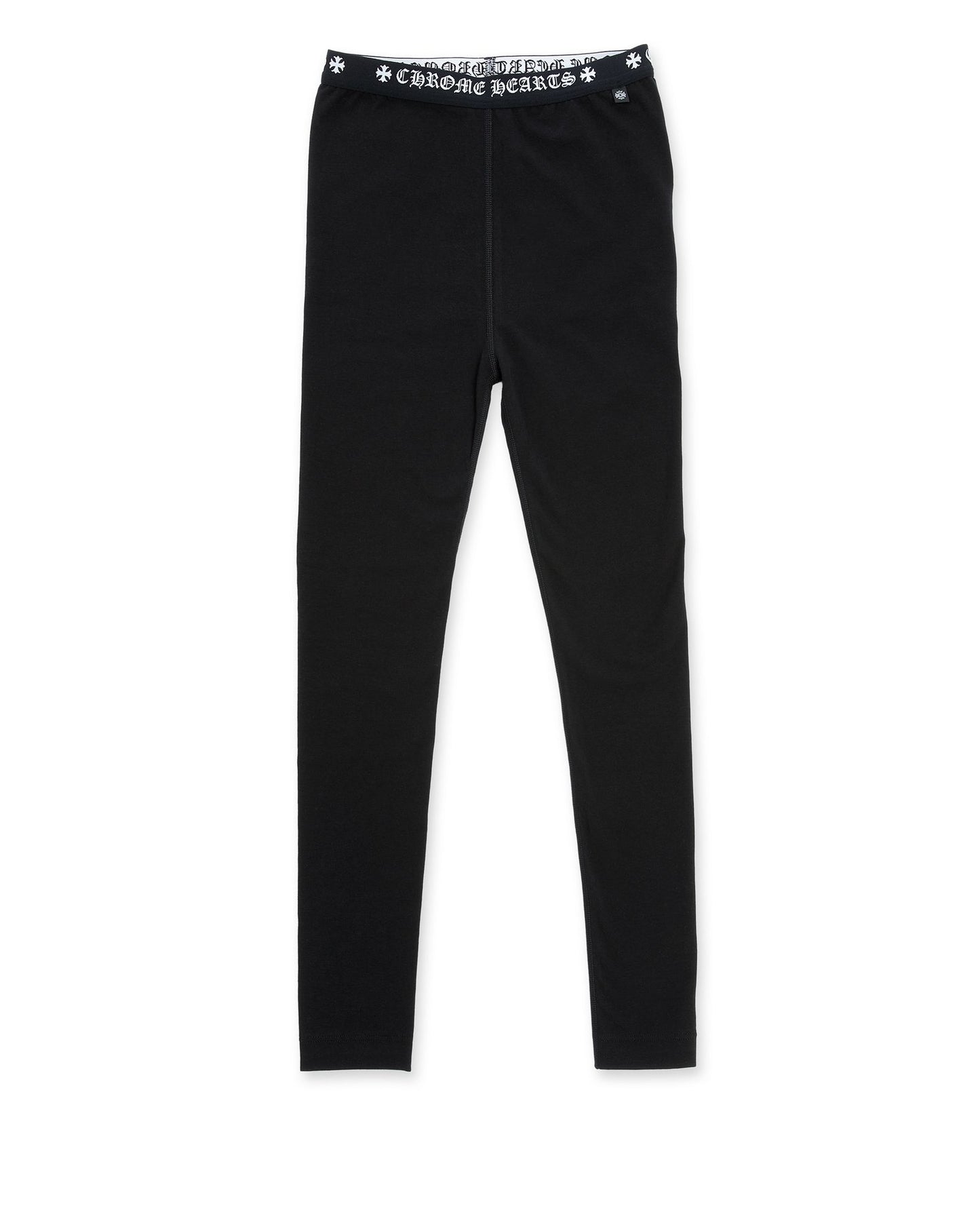 Chrome Hearts Black Cotton Leggings