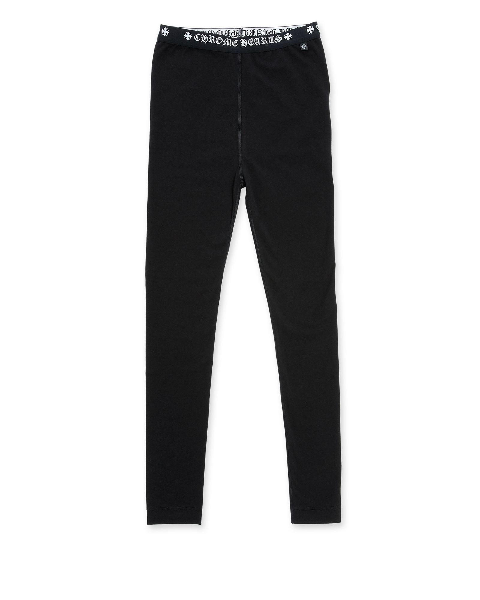 Chrome Hearts Black Cotton Leggings