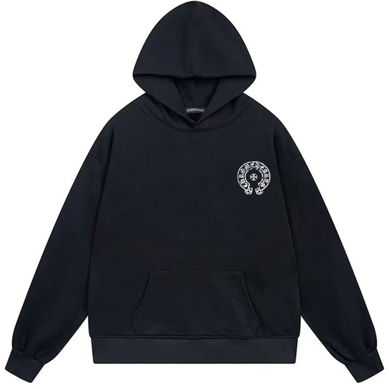 Chrome Hearts Gothic Cross Graphic Black Hoodie