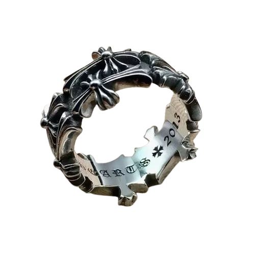 Chrome Hearts Cross Crown Ring