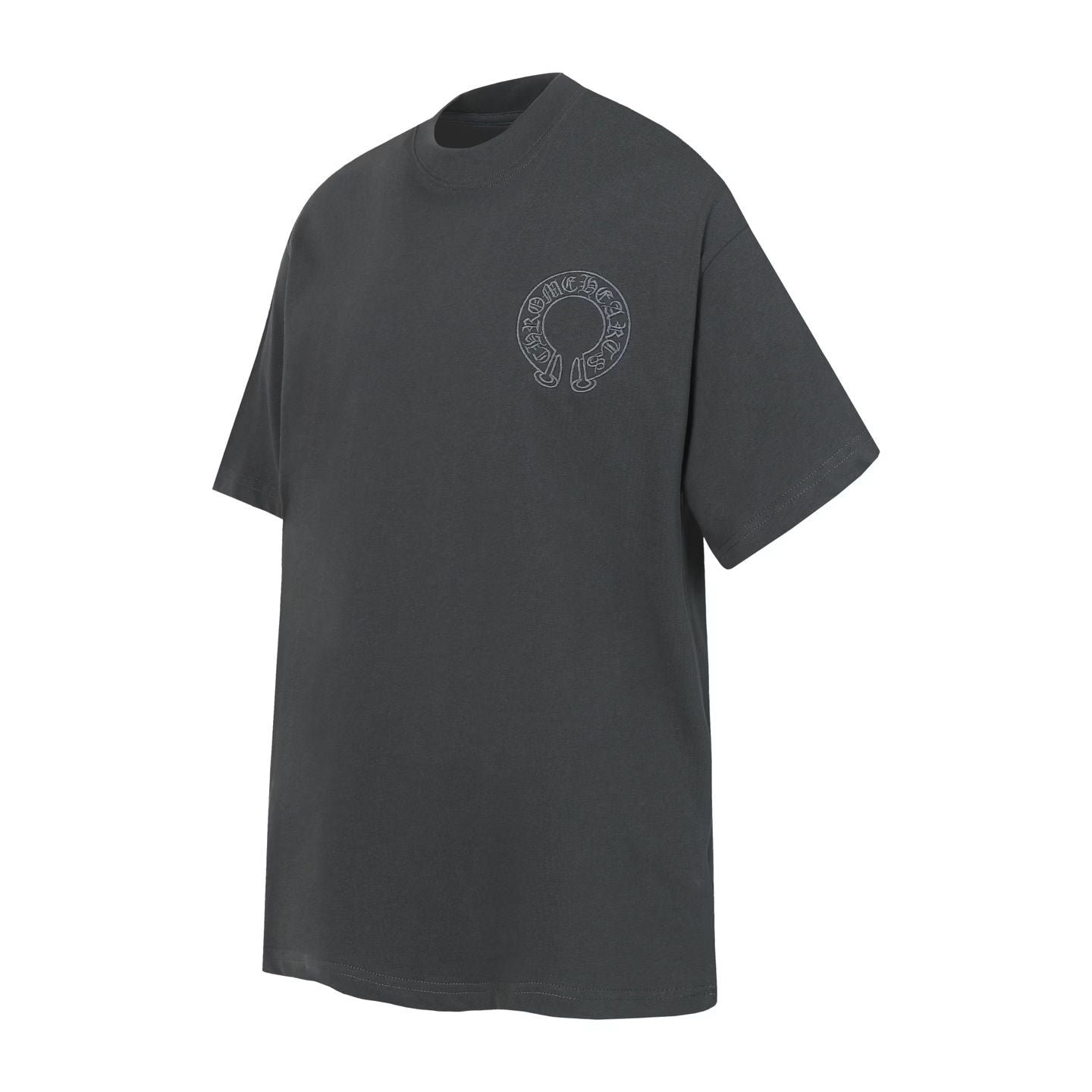 Chrome Hearts Charcoal Gothic Cross T-Shirt