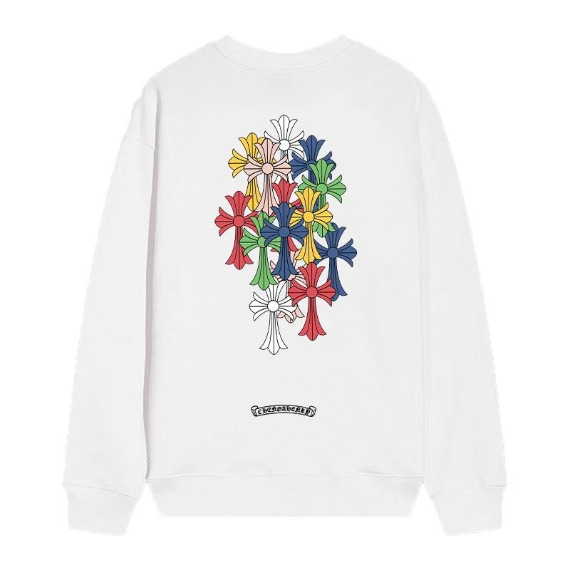 Chrome Hearts Prism Saint Cross Long Sleeve White