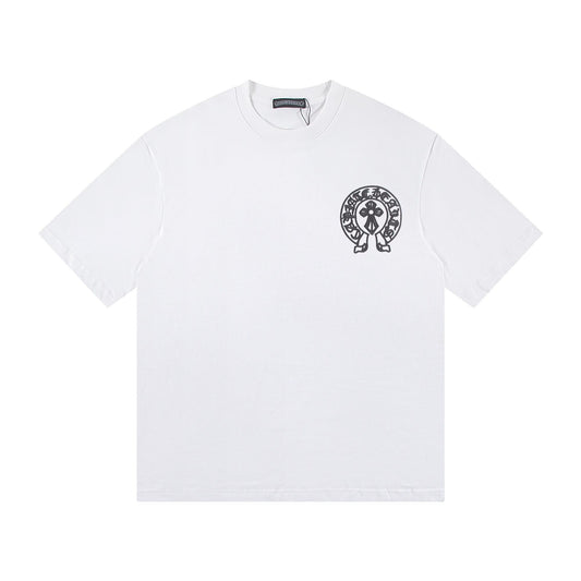 Chrome Hearts Embroidered Horseshoe Shirt White