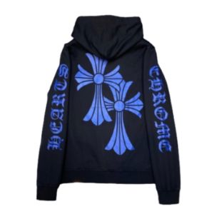 Chrome Hearts Blue Emblem Hoodies