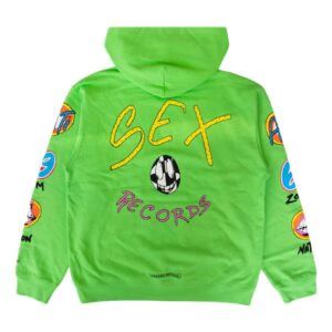 Chrome Hearts Green Matty Boy Sex Records Hoodie