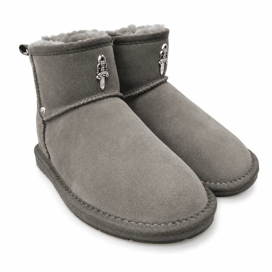 Chrome Hearts UGGS Gray Cross Boots