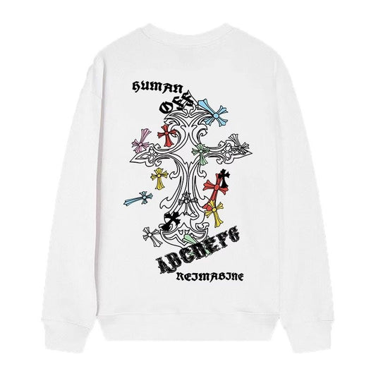 Chrome Hearts Heavenly Cross Ribbon Graffiti LS