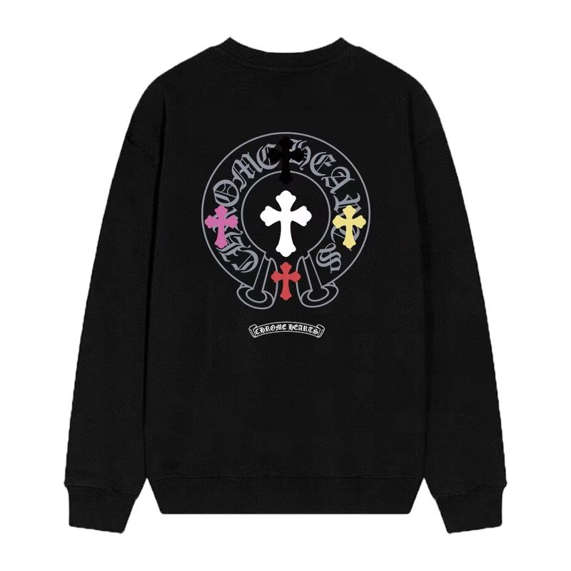 Chrome Hearts Multi Cross Horseshoe LS Black