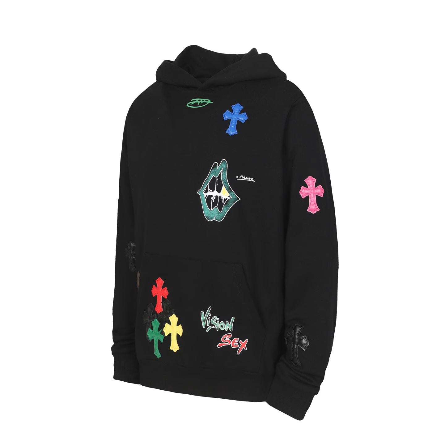 Chrome Hearts Multicolor Hoodie Black