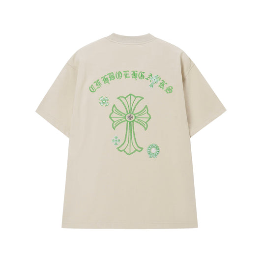 Chrome Hearts Green Cross Horseshoe Vintage Tee