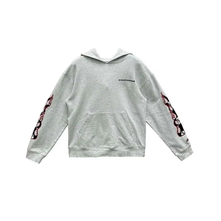 Chrome Hearts Hearts Matty Boy Brain Hoodie Grey