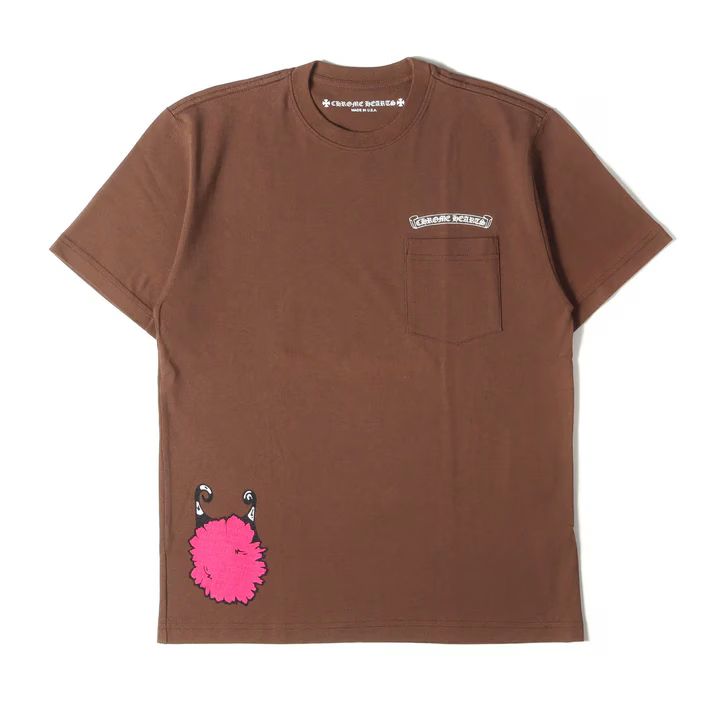 Brown Chrome Heart Shirt