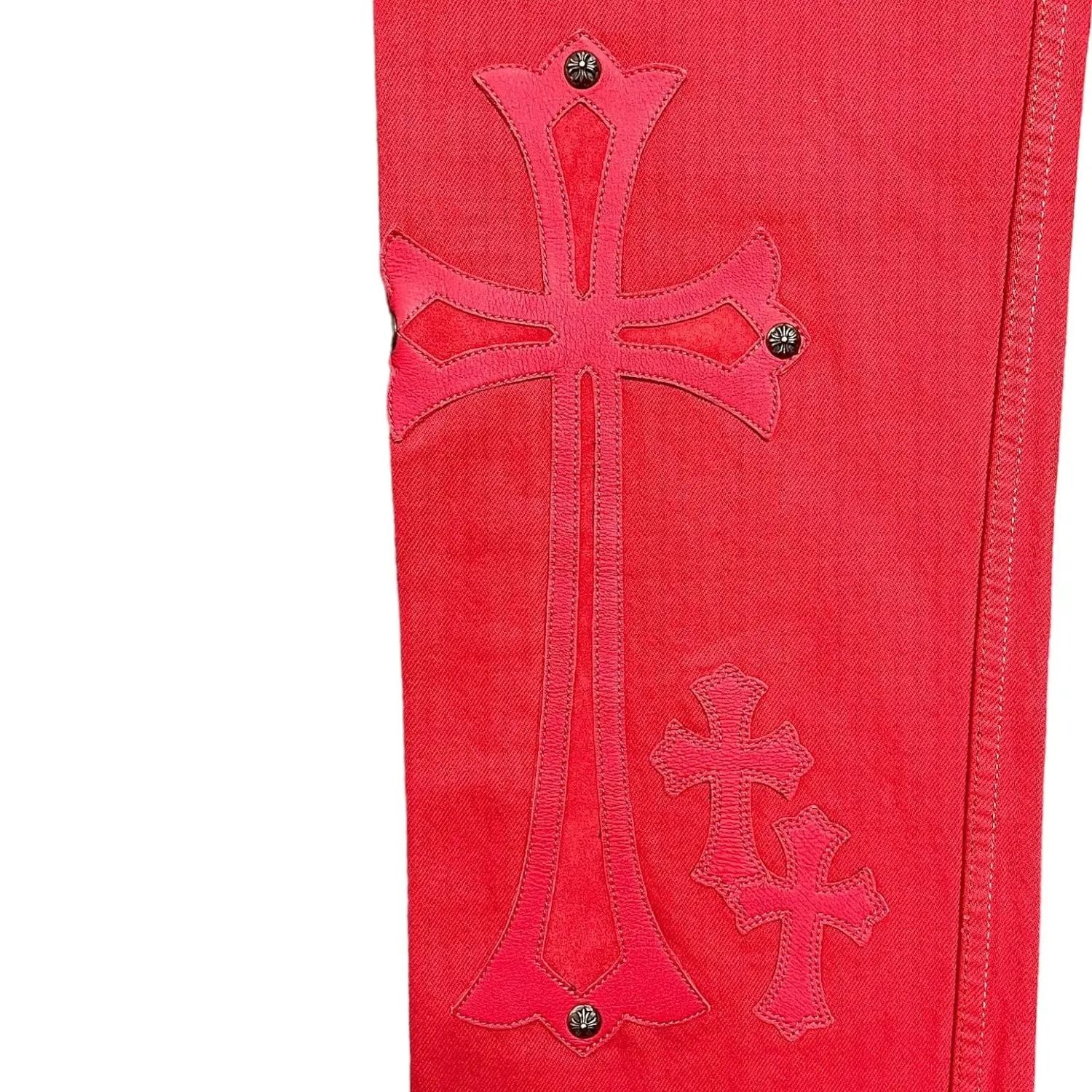 Chrome Hearts Levi’s Cross Patch Jeans