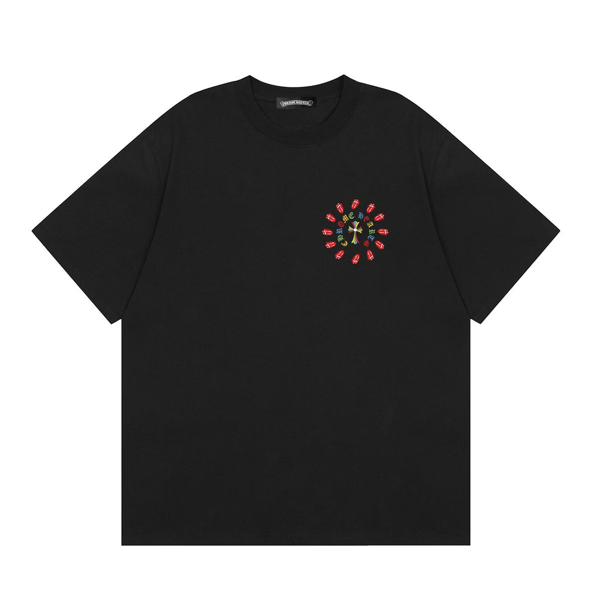 Chrome Hearts Red Lips Graphic T-Shirt Black