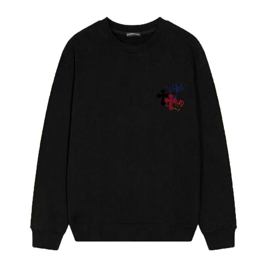 Supply The Demand Cross Graphic Sweatshirt – Black