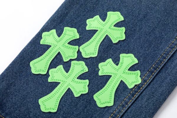 Chrome Hearts Blue Span Denim Pants