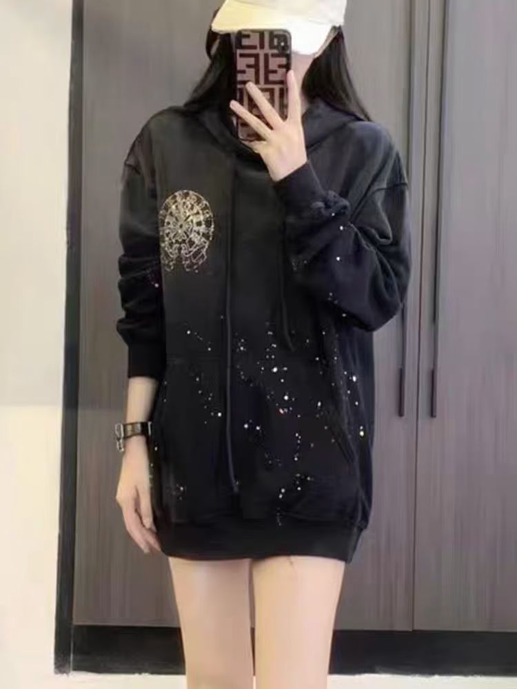 Women’s Chrome Hearts Hoodie Black