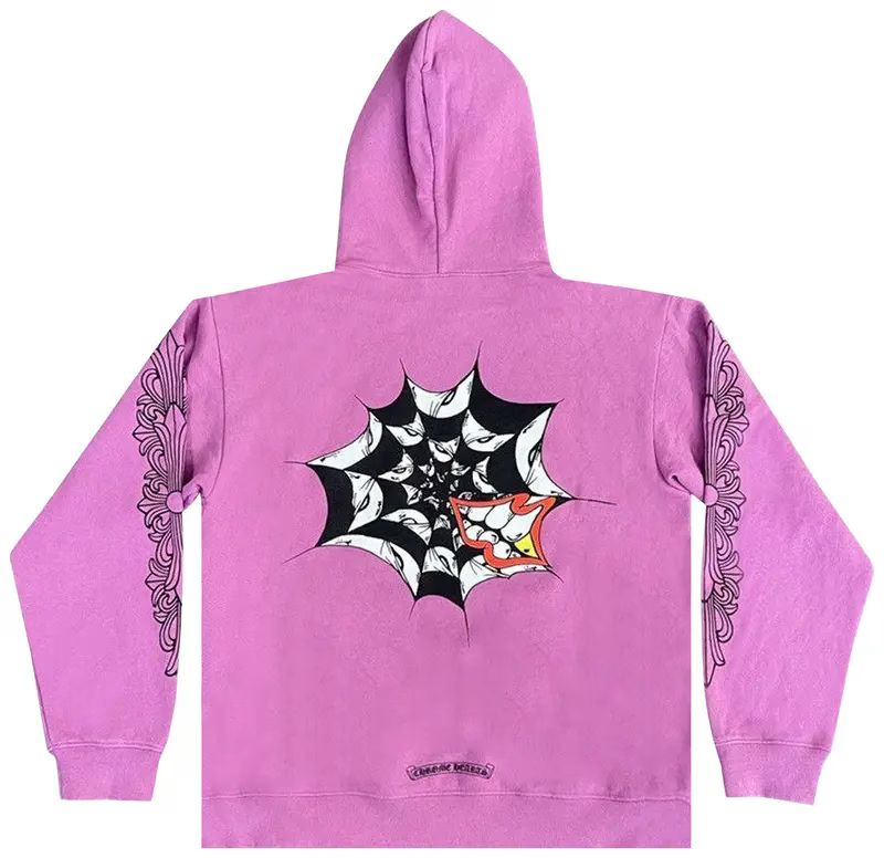 Chrome Hearts x Matty Boy Web Hoodie Purple