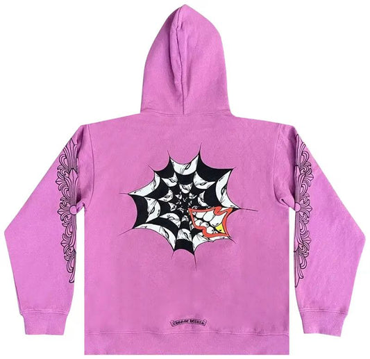 Chrome Hearts x Matty Boy Web Hoodie Purple