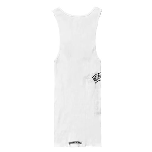 Chrome Hearts Rib Tank Top White