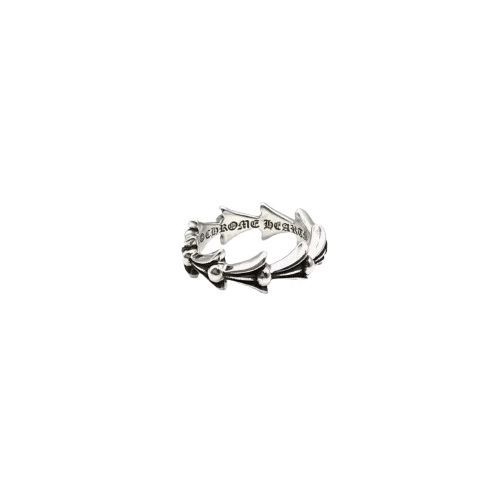 Chrome Hearts Thorn Cross Ring