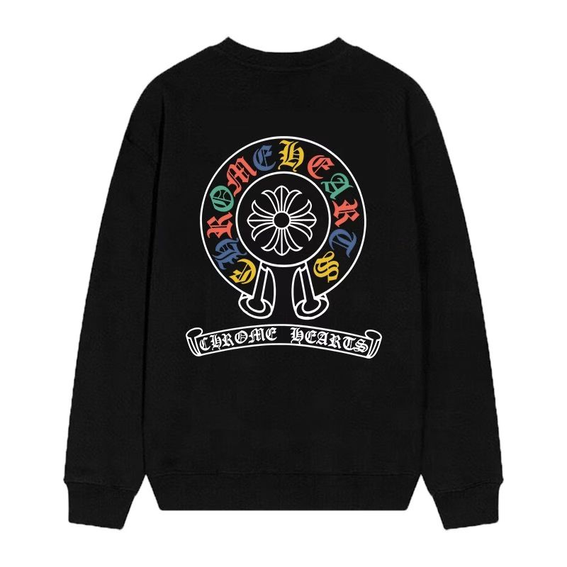 Chrome Hearts Multi Color Logo Sweatshirt Black