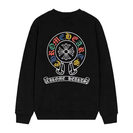 Chrome Hearts Multi Color Logo Sweatshirt Black