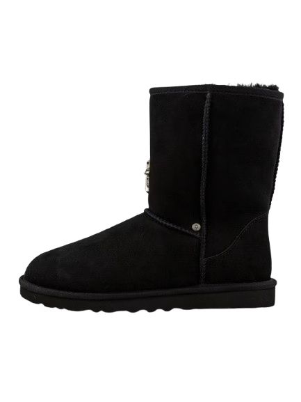 Black Chrome Heart Uggs